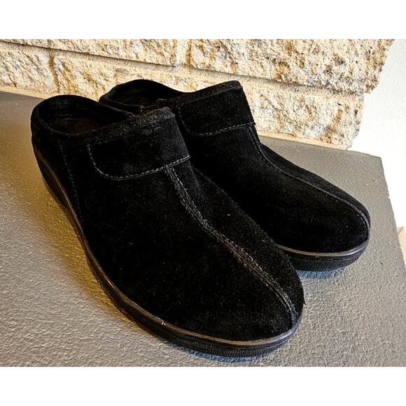 Easy Spirit Women's Black Shana Clog Slipper Shoe Wedge Size 6 Excellent Cond - Picture 9 of 9